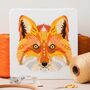 Mandala Fox Cross Stitch Kit, thumbnail 1 of 5