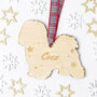 Personalised Pet Name And Shape Christmas Decoration, thumbnail 4 of 10