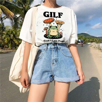 'Gosh I Love Frogs' Gilf Tshirt, 2 of 3