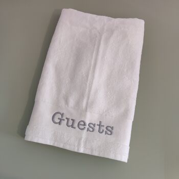 Personalised Premium Organic Cotton Hand Bath Towel, 4 of 8