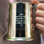 Personalised Tankard With Engraved Glass Base And Sides, thumbnail 5 of 12