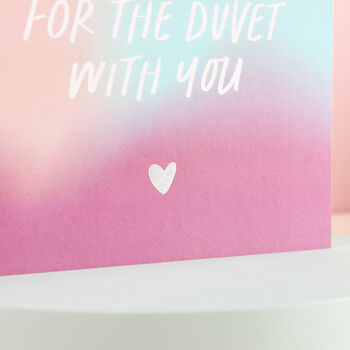 Fighting For The Duvet With You Love Card, 4 of 5