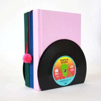 Retro Vinyl Bookends, 3 of 3