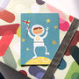 Mini Astronaut Greetings Card, thumbnail 3 of 5