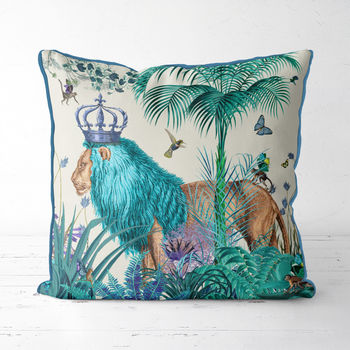 Tropical Lions Cushions Multi Colours Available, 3 of 8