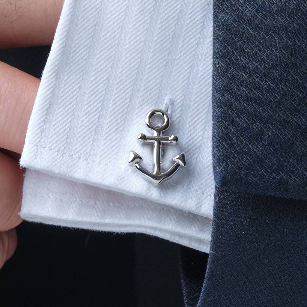 Anchor Nautical Cufflinks By We Love To Create