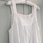 White Cotton Sleeveless Nightdress Daisy Chain, thumbnail 4 of 4