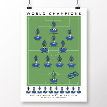 Chelsea World Champions 2025 Poster, 2 of 6