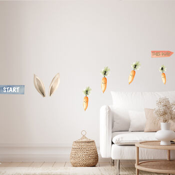 Easter Hunt Pathway Wall Sticker Set, 5 of 6