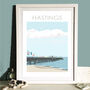 Hastings Pier Print, thumbnail 2 of 3
