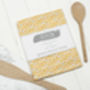 Suits Kitchen Apron, Yellow And Grey, thumbnail 2 of 2