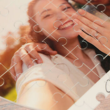 56 Piece Any Photo Heart Puzzle With Message, 5 of 6