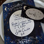 Celestial Star And Moon Menu And Place Card Set, thumbnail 3 of 7