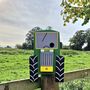 Tractor Personalised Bird Box, thumbnail 4 of 5