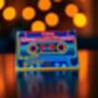 Personalised Cassette Voice Message Card – Neon Happy Birthday, thumbnail 3 of 12