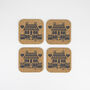 Hornsea Cork Coasters Set Of Four | Houses, thumbnail 7 of 7