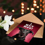 Wuv Woo Happy Black Labrador Retriever Dog Love Valentine's Card, thumbnail 4 of 6