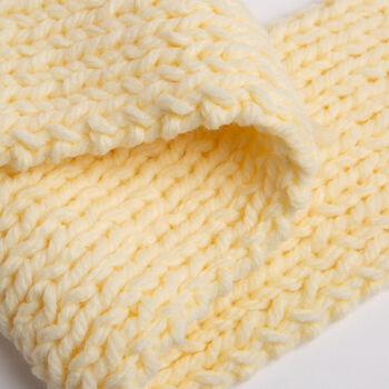 Kids Pom Pom Scarf Knitting Kit, 3 of 8