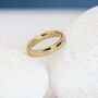 Personalised 18ct Gold 4mm Wedding Ring, thumbnail 3 of 9