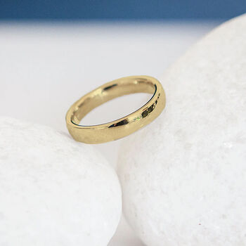 Personalised 18ct Gold 4mm Wedding Ring, 3 of 9