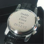 Personalised White Dial Mens Watch, thumbnail 3 of 6