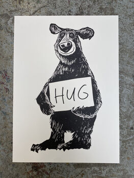 Bear Hug Screenprint, 2 of 5