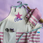 Personalised Cotton Apron, Tea Towels, Gift For Her, thumbnail 1 of 12