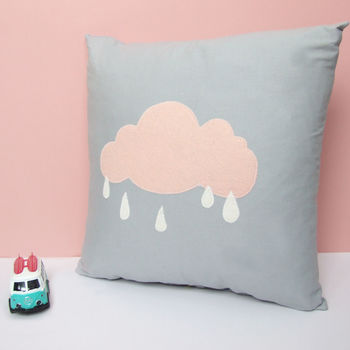 Rain Cloud Nursery Cushion, 5 of 7