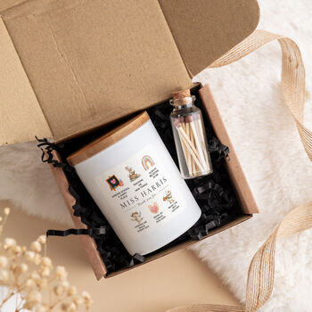 Personalised Teacher Thank You Candle Keepsake Gift, 9 of 10