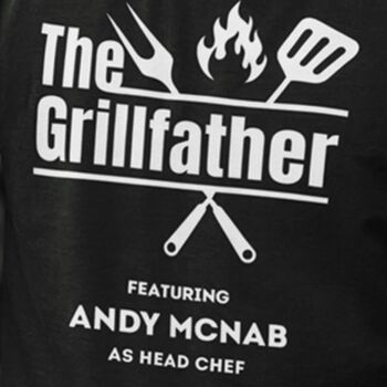 Personalised 'Grillfather' T Shirt, 2 of 5