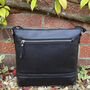 Genuine Leather Large Shoulder Bag, Cross Body Bag, thumbnail 4 of 5