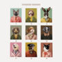 Personalised Pet Portrait Whimsical Animal Lover Gift, thumbnail 3 of 7