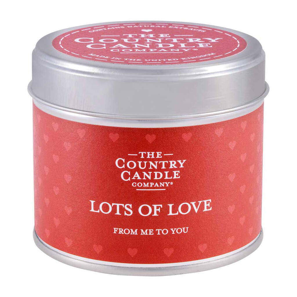 Lots Of Love Scented Candle By The Country Candle Company