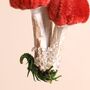 Red Mushroom Cluster Hanging Decoration, thumbnail 2 of 3