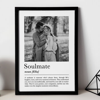 Personalised Soulmate Print, Gift For Couple, 2 of 6