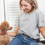 Dogs Over Humans Embroidered T Shirt, thumbnail 3 of 4
