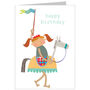 Girlie Knight Birthday Card, thumbnail 2 of 4