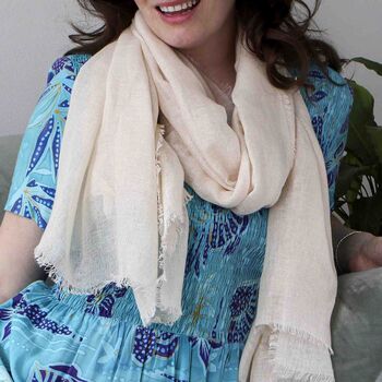 Personalised Summer Cotton Bridesmaid Scarf Gift, 2 of 6