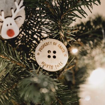 Wooden Santa's Lost Button, 2 of 6