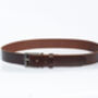 Handmade Belt Men's English Leather Belt Brown 35mm Wide, thumbnail 9 of 10