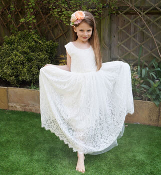Saffron Flower Girl Dress ~ Lilly + Bo Collection, 3 of 9