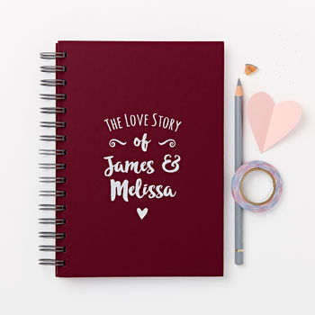 Personalised Couple's Love Story Memory Book, 2 of 10
