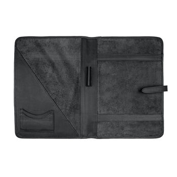 Black And White Pony Hair Leather A4 Document Holder, 4 of 7