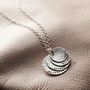 Personalised Hammered Family Disc Necklace, thumbnail 7 of 12