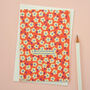 Floral In Red Happy Birthday Card, thumbnail 2 of 2