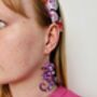 Large Seahorse Glitter Resin Earrings / Gift For Ocean Lovers / Beach Holiday Accessory, thumbnail 10 of 10
