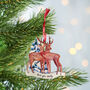 Couples Traditional Style Deer Christmas Decoration, thumbnail 2 of 5