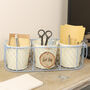 Personalised Desk Stationery Storage Pots, thumbnail 1 of 7