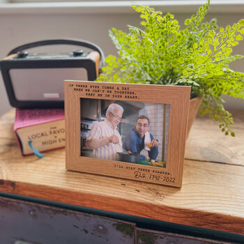 Personalised Memorial Picture Frame Bereavement Gift, 8 of 11