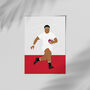 Manu Tuilagi England Rugby Poster, thumbnail 3 of 4